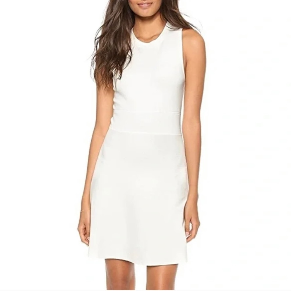 Theory Maysen Prosecco Cream Dress - Medium